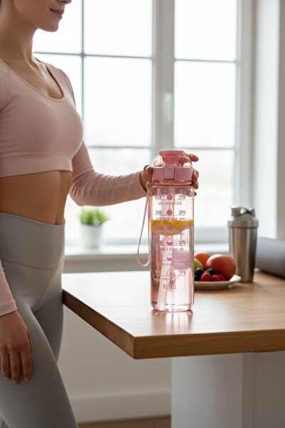 rafiel 1000 ml Motivational Water Bottle - Water Bottle with Time Zone Tracki...