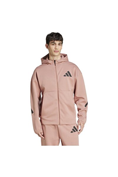 adidas Bărbați Z.N.E. Hanorac sport cu fermoar integral și glugă M