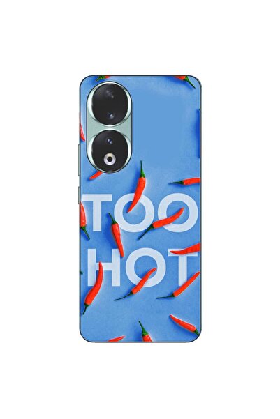 OEM Husa compatibila cu Honor 90 5G Silicon Gel Tpu Model Mesaj Too Hot