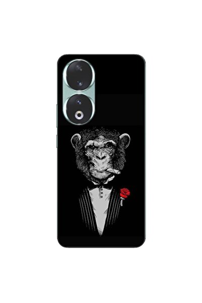 OEM Husa compatibila cu Honor 90 5G Silicon Gel Tpu Model Cigar Monkey