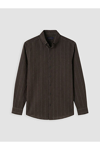 LC Waikiki Cămăși pentru bărbați din poplin cu dungi STANDARD Fit, de la Shin...
