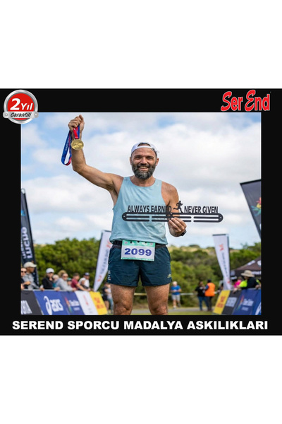 Serend Koşucu Madalya Askılığı, Madalya Askısı, Duvara Monte Madalya Tutucu, Ödül Duvar Askılığı