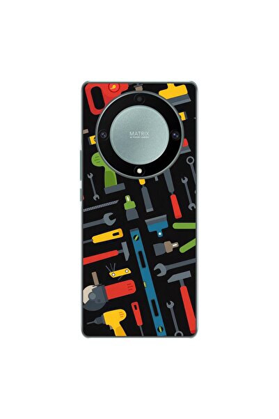 OEM Husa compatibila cu Honor Magic 5 Lite Silicon Gel Tpu Model Unelte Pattern