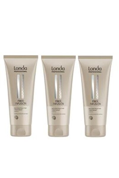 Londa Professional Pachet 3 x Tratament Reconstructiv cu Keratina - Fiber Inf...