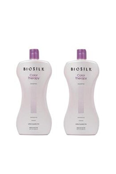 Biosilk Pack of 2 x Shampoo for Colored Hair - Farouk Color Therapy Shampoo, ...