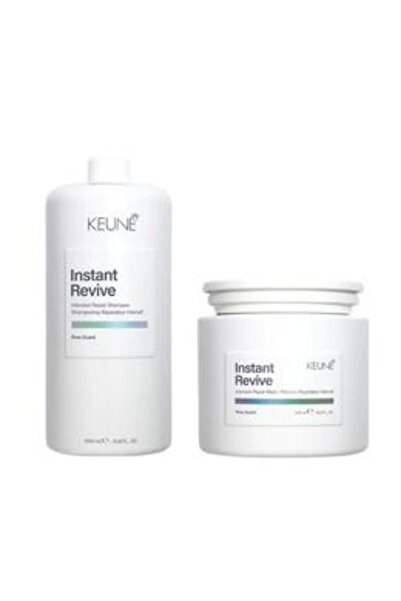 Keune Damaged Hair Repair Package - Instant Revive Intensive Repair: Shampoo ...