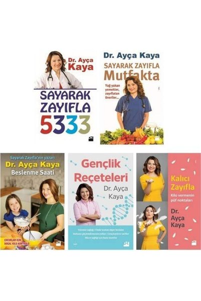 Doğan Kitap sayarak zayiflama 5333+sayarak zayiflama mutfakta+beslenme saati+...