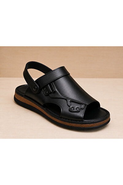 MEEGORA Genuine Leather Men's Slippers