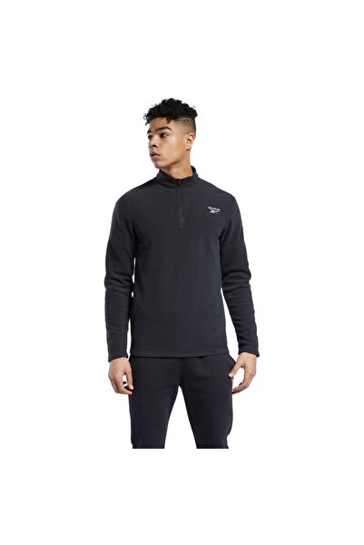 Reebok Hanorac fleece cu mânecă lungă pentru bărbați 2XL