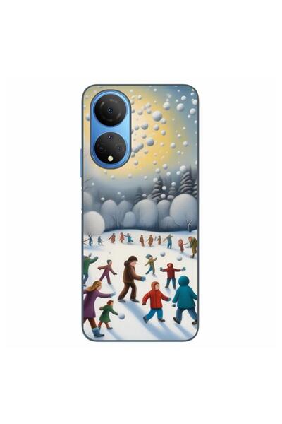 OEM Husa compatibila cu Honor X7 Silicon Gel Tpu Model Copii la Joaca Iarna