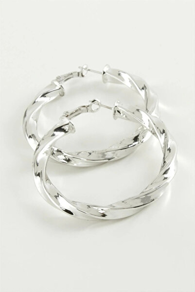 Marsilyan Nvdn- Twisted Hoop Earrings 4.5 cm Iegrs-Nvdn1