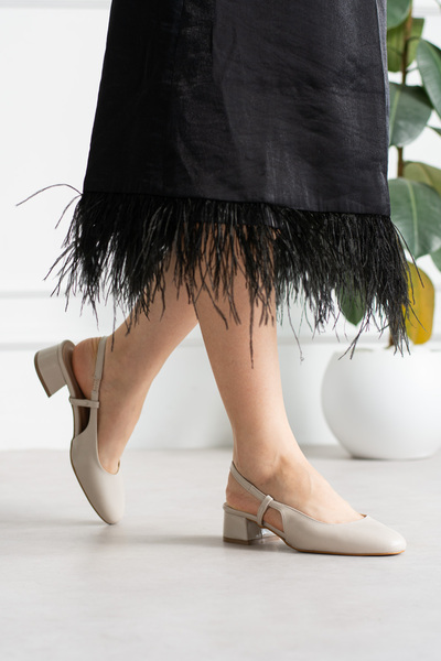 Vaghessa Shoes Vaghessa Moriva Women's Shoes Thick Heel Elastic