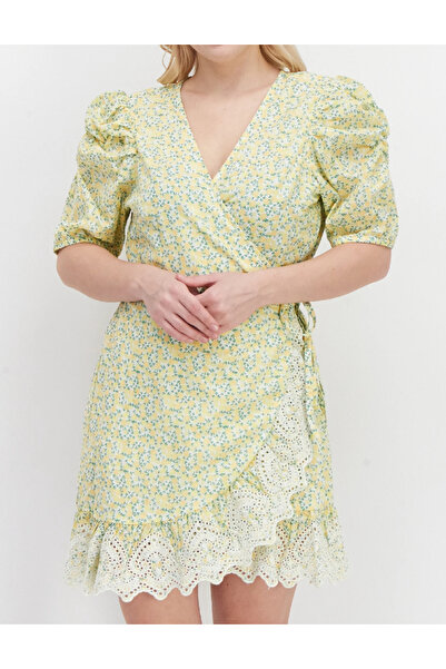 Evendi Short dress, Yellow