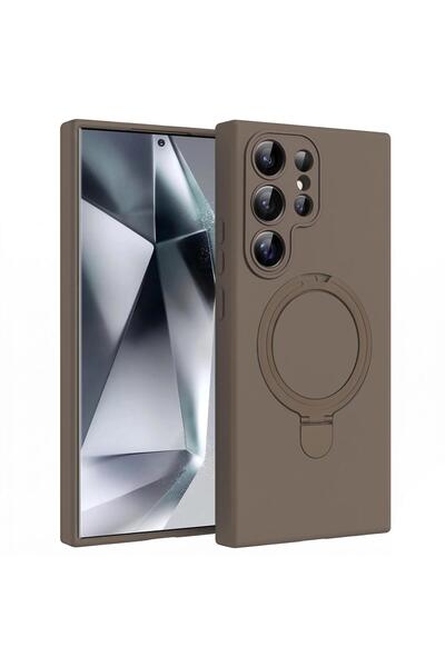 Microsonic Case Compatible with Samsung Galaxy S25 Ultra Aura Stand Magsafe B...