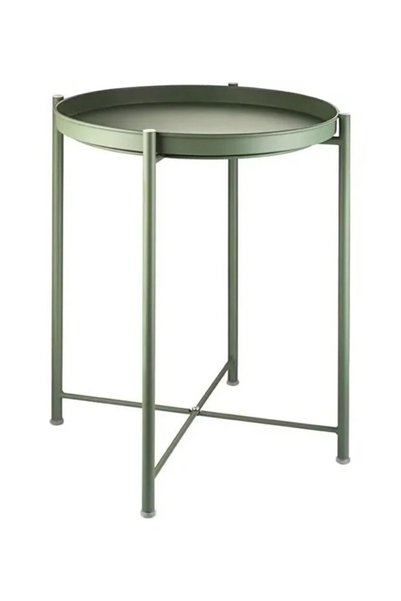 Primo Plus A modern metal side table with a stylish and contemporary design, versatile in its uses.