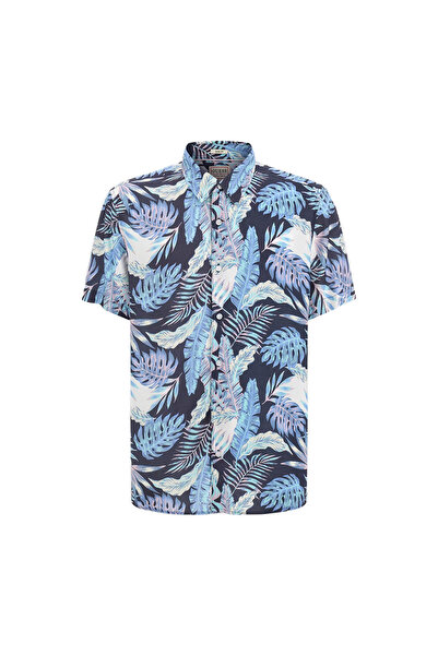 Guess Mens All-Over Print Shirt S