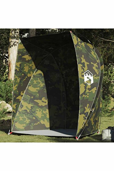 vidaxl Cort de pescuit Camuflaj rezistent la apa