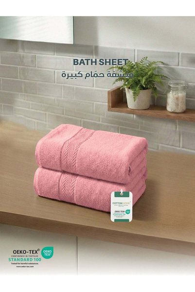 COTTON HOME Premium Oversized Bath Sheet Towel 90cm x 180cm Large Cotton Towe...