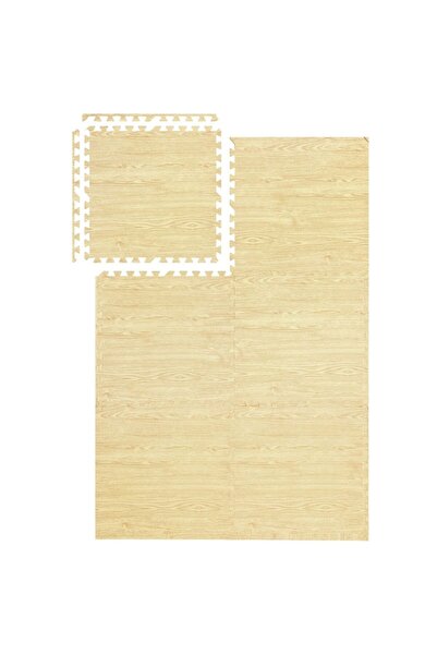 Bumble & Bird BabySafe Foam Play Mat Tiles - Hazelnut Wood 6-Piece