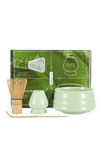 Arabest Japanese Matcha Tea Set, Bamboo Whisk (Chasen), Traditional Scoop (Ch...