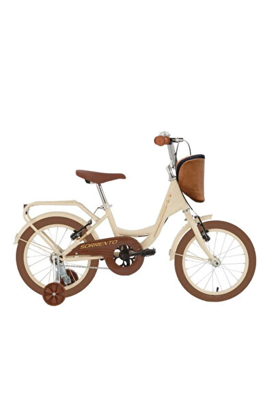 Bisan SORRENTO-S KIZ ÇOCUK BİSİKLETİ 26CM 16 JANT KREM GOLD