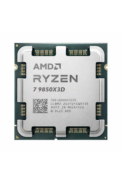 Amd Ryzen 7 9850X3D 96Mb 8-Core No Vga Am5 120W Unboxed+Fanless
