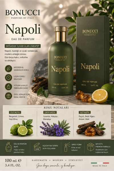 Bonucci Napoli Eau De Parfüm 100 ML Erkek Parfümü
