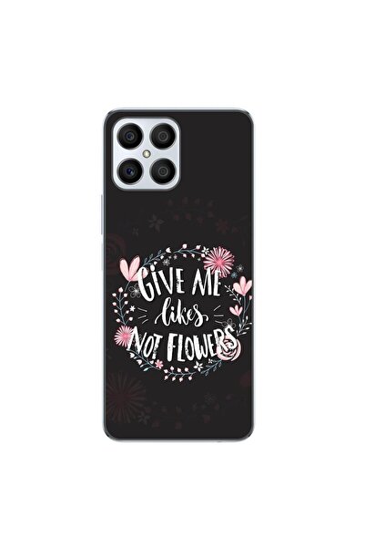 OEM Case compatible with Honor X8 Silicone Gel Tpu Pattern Message Give Me Likes