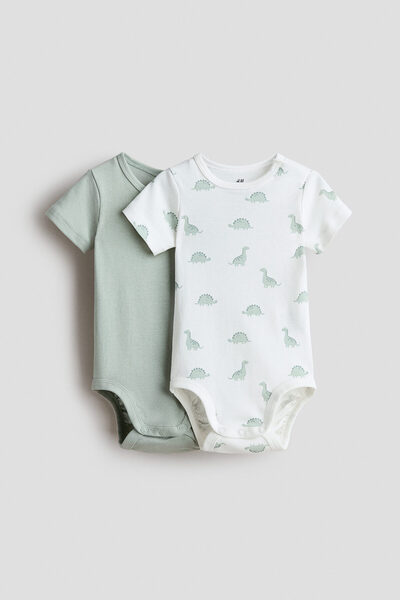 H&M 2'li Pamuklu Body