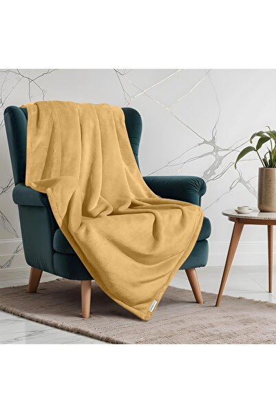 COTTON HOME All Season Lightweight Flannel Blanket King Size 200x230cm, 220GS...