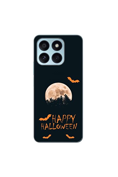 OEM Калъф, съвместим с Honor X8b, силиконов гел TPU, с десен  "Честит Хелоуин...