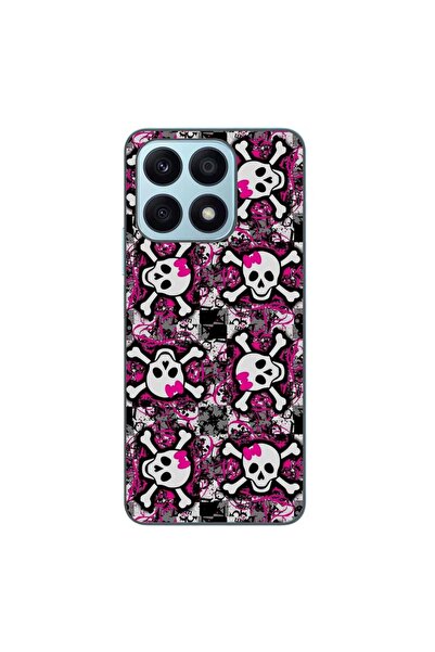 OEM Husa compatibila cu Honor X8a Silicon Gel Tpu Model Pop Art Skeleton