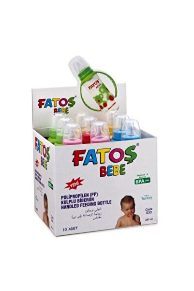 Greathings FATOŞ BEBE-030 ( KULPLU & 250ML ) PP.PLASTİK BİBERON