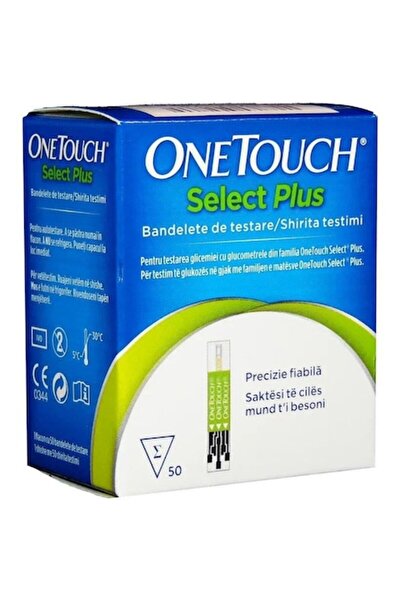 Lifescan Benzi de testare a glicemiei One Touch Select Plus, 50 bucăți.