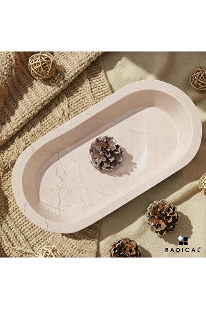 Radicaln Marble Dough Bowl 10" Inches Verona Key Bowl For Dining Table Décor,...