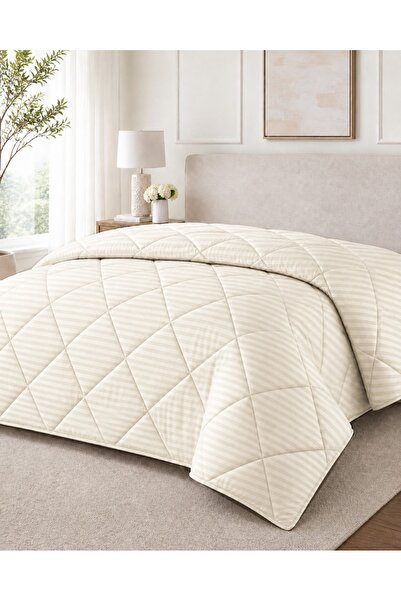 Bella Home Luxury Micro Jacquard Double Silicone Quilt 195X215 cm – Breathabl...