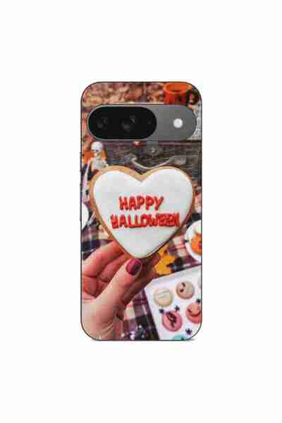 OEM Husa compatibila cu Google Pixel 9 Pro Silicon Gel Tpu Model Happy Hallow...