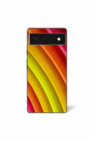OEM Husa compatibila cu Google Pixel 6 Silicon Gel Tpu Model Abstract Stripes