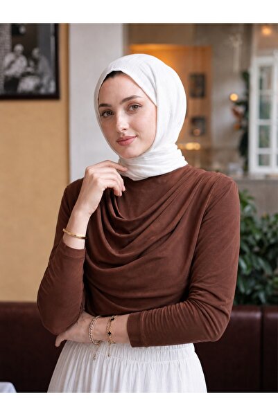 unika boutique Front Draped Sandy Bodysuit