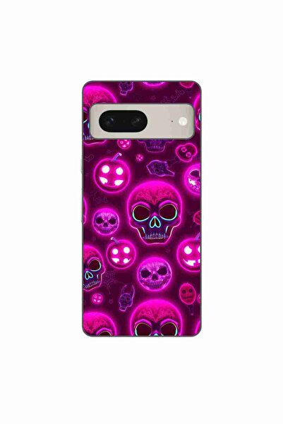 OEM Husa compatibila cu Google Pixel 7 Silicon Gel Tpu Model Cyberpunk Halloween