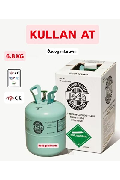 dogant özdoğanlar avm Otomobil Klima R134A Soğutucu Gazı 6.8 KG ( KULLAN AT )
