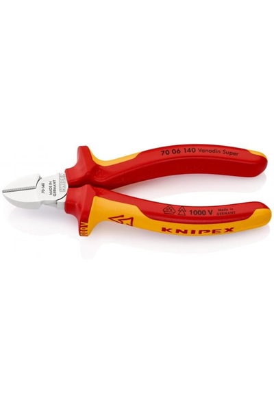 Knipex 70 06 140, Πλαγιοκόφτης 1000V, VDE, 140mm
