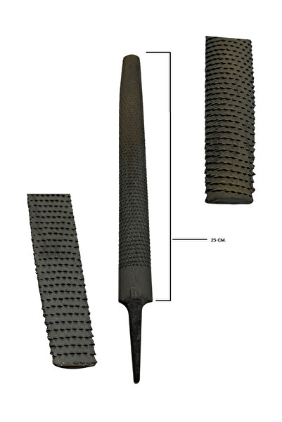 KAPEKS BAYTEC Ağaç Törpü Balık Sırtı Rende 10MM. 25 CM. ( SAPSIZ )
