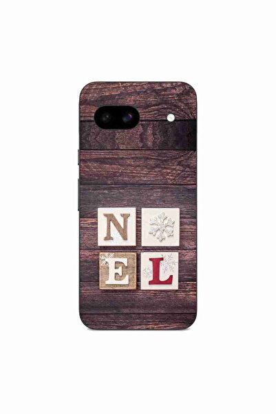 OEM Husa compatibila cu Google Pixel 8A Silicon Gel Tpu Model Craciun Noel Wood