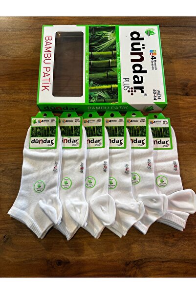 Dündar Men's Bamboo Seamless Comfortable Summer Booties Socks 6-Pack