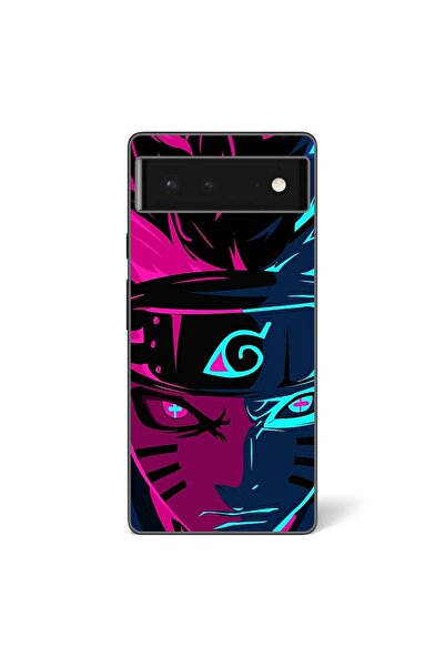 OEM Husa compatibila cu Google Pixel 6 Silicon Gel Tpu Model Naruto Purple Sa...