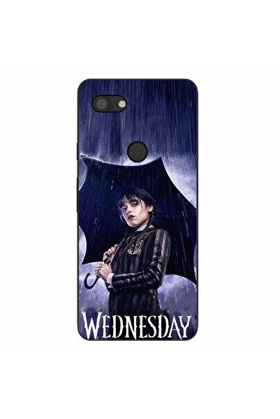 OEM Husa compatibila cu Google Pixel 3A Silicon Gel Tpu Model Wednesday Umbrella