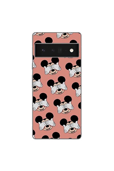 OEM Husa compatibila cu Google Pixel 6 Pro Silicon Gel Tpu Model Mickey Patte...