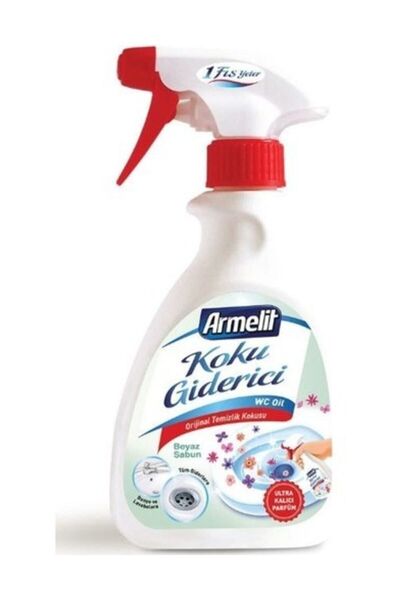 Armelit Banyo Tuvalet Koku Giderici Sprey Beyaz Sabun Fresh Bahar
