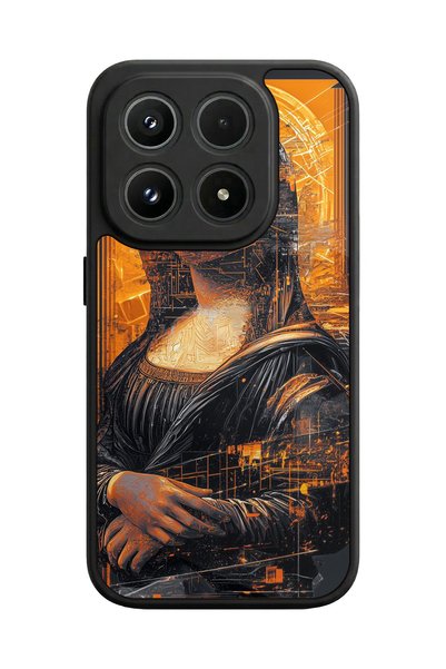 BGAKSESUAR حافظة XlAOMI Mi 17 5G متوافقة مع تصميم Monalisa اللامع الفاخر
